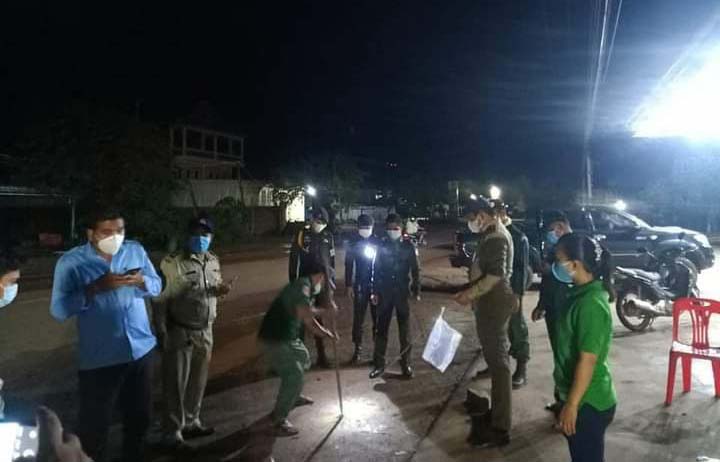 កម្លាំងចម្រុះ​សាលាស្រុក​អន្លង់វែង​ចុះ​ស្រាវជ្រាវ​អ្នក​វិជ្ជ​មានកូ​វិដ​១៩