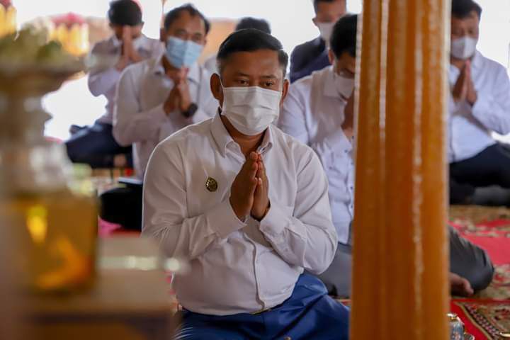 វត្តដែលបានទទួលបានទេយ្យវត្ថុ និងថវិកា ចាំព្រះវស្សា ពីរដ្ឋបាលខេត្តកំពង់ស្ពឺមានចំនួន ២៤វត្ត